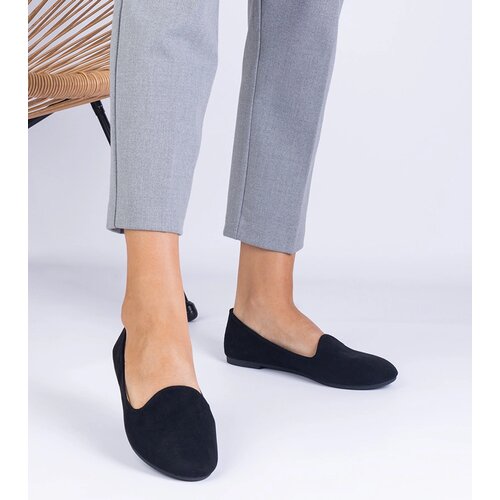Gemre Valensia Black Classic Faux Suede Ballet Flats Cijene