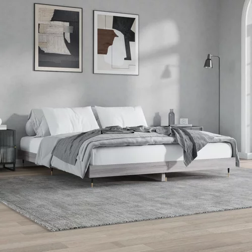  kreveta boja hrasta 160 x 200 cm od konstruiranog drva
