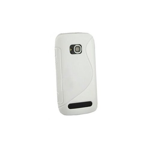  S silikonski ovitek Nokia Asha 302 bel Slike