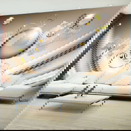  Tapeta - Golden Abstract 350x245 Slike