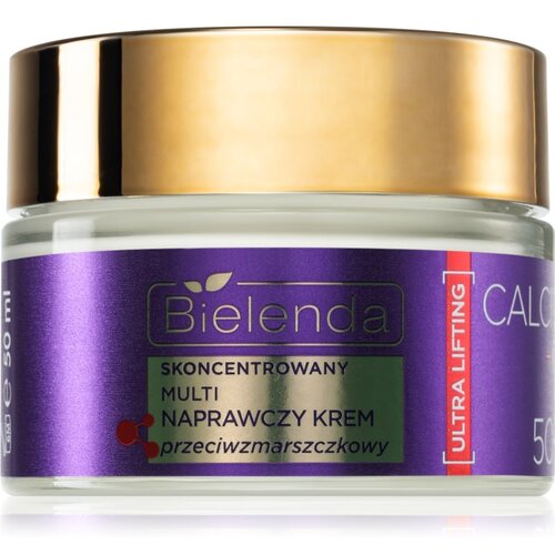 Bielenda Calcium + Q10 Concentrated multi-repair anti-wrinkle cream for the day 50+ dnevna krema proti gubam 50 ml Slike