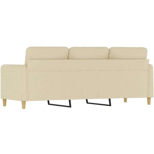  Trosjed od tkanine krem 180 cm Slike