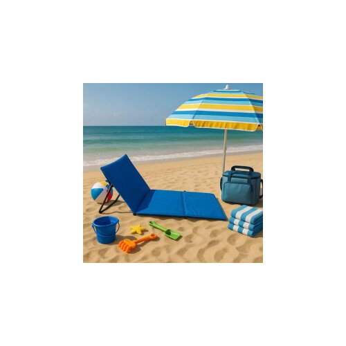  Ležaljka sklopiva za plažu 150x52cm plava Cene