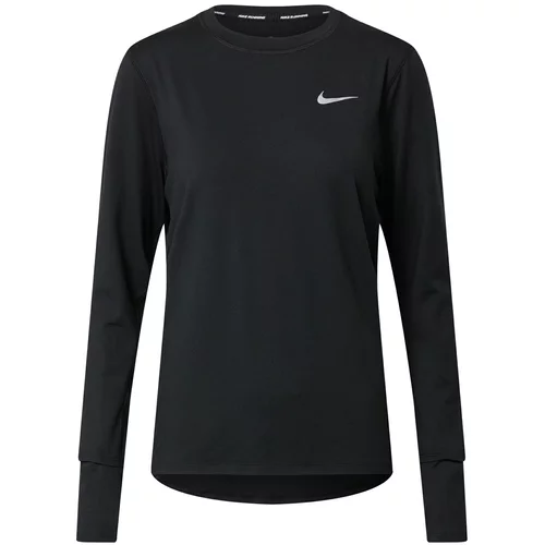 Nike Tehnička sportska majica 'Element' siva / crna
