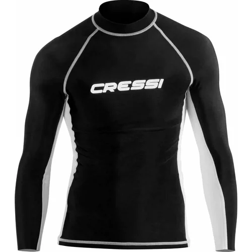 Cressi Rash Guard Man Long Sleeve Majica Black/White XL