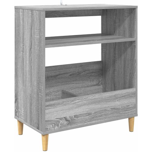  Stalak za gramofon Siva Sonoma 71 x 39,5 x 83 cm Slike