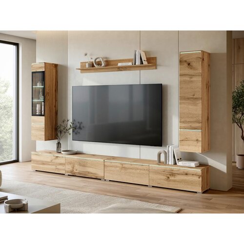 P &amp;amp; B Dnevni Regal Vera Xxl, Barva Hrasta, 5-Delni Slike
