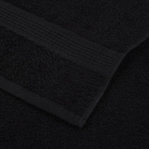  Ručnici za saunu FROGN 2 kom crne 80x200 cm 360 g/m&amp;sup2; Slike