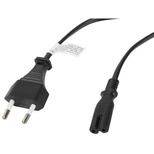 Lanberg CA-C7CA-10CC-0018-BK power cable Black 1.8 m C7 coupler CEE7 /16 Slike