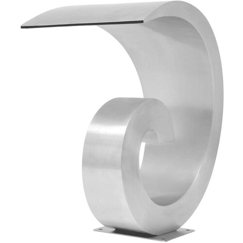 FONTANA za bazen od nehrđajućeg čelika 50 x 30 x 53 cm srebrna Slike