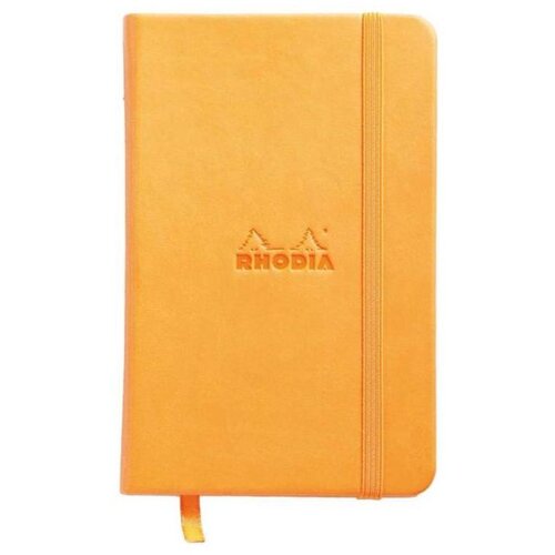 Notes 9x14, Rhodia Webnotebook, tvrde korice, diktando crte, narančasti Slike