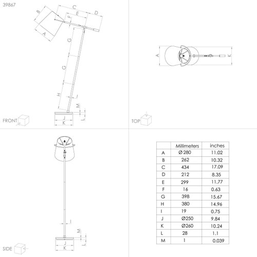 Eglo stona lampa grandillos 39867 Slike