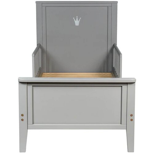 Troll nursery® otroška posteljica royal™ junior 70x140 soft grey Cene