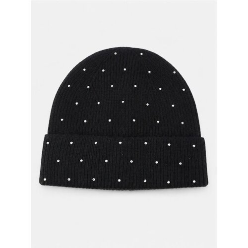 Sinsay Rebrasta beanie kapa s ukrasnom aplikacijom od cirkona Cene