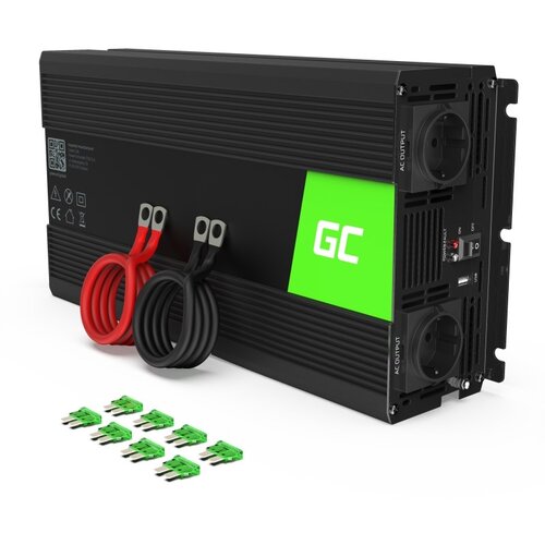 Green cell INV19 power adapter /inverter Auto 1500 W Black Cijene
