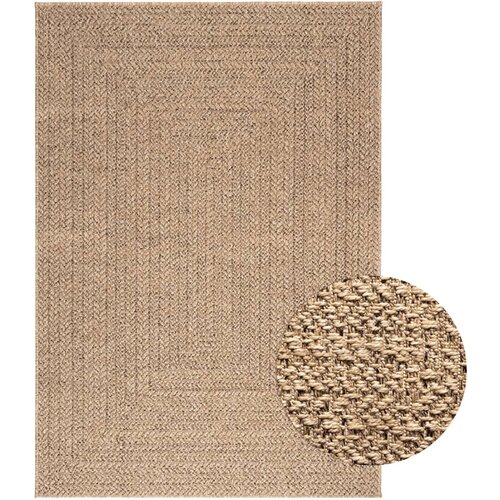VidaXL Tepih ZIZUR 120 x 170 cm s izgledom jute unutarnji i vanjski Slike