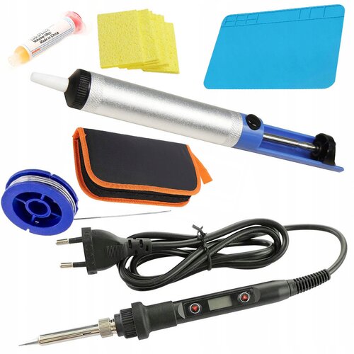 Rosfix SET ELEKTRIČNA SPAJKALNA POSTAJA OC80W – 80W, 180–500°C, ESD, ZASLON, DODATKI | 230V, 900M GROTI, (5000010051) Cene