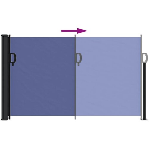  Uvlačiva bočna tenda 117 x 300 cm plava Slike