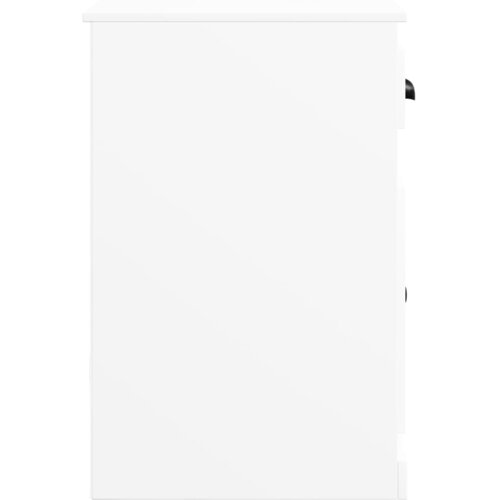  Bočni ormarić s ladicom bijeli 40x50x75 cm konstruirano drvo Slike