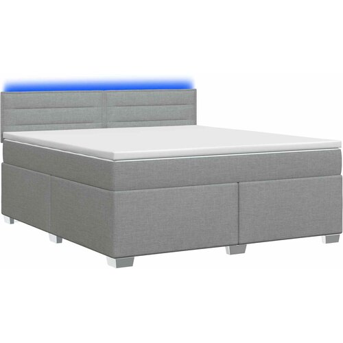 Krevet s box springom, madracem i LED-om 90 x 190 cm Slike