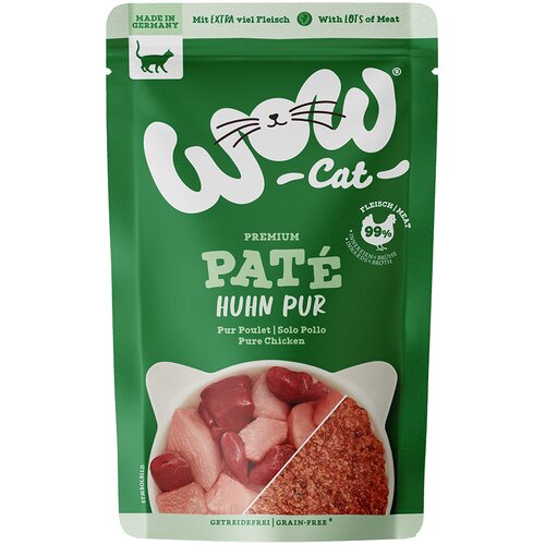 WOW Cat Varčno pakiranje Adult 24 x 125 g - Pi&amp;scaron;čanec Slike