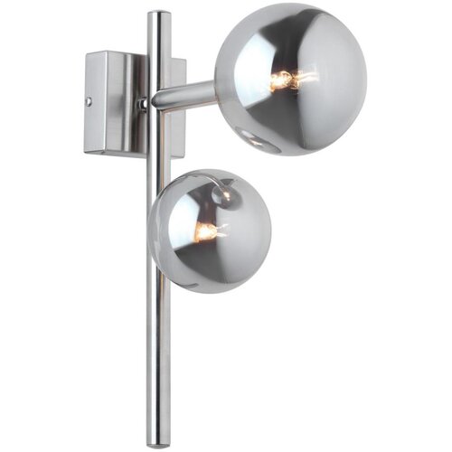 Jupiter 1903 - zidno svetlo neptun 2xG9/14W/230V matni hrom/zadimljeno sivo Cene