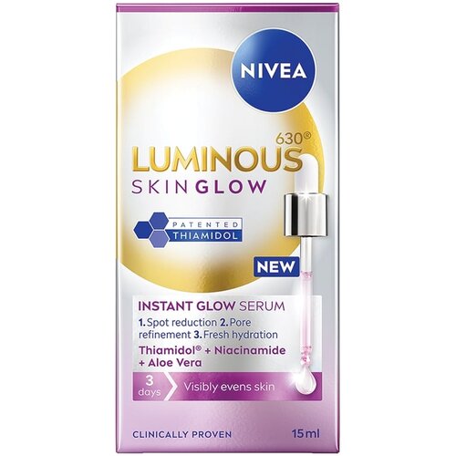 Nivea Luminous 630 Skin Glow posvetlitveni serum za obraz 15 ml Cene