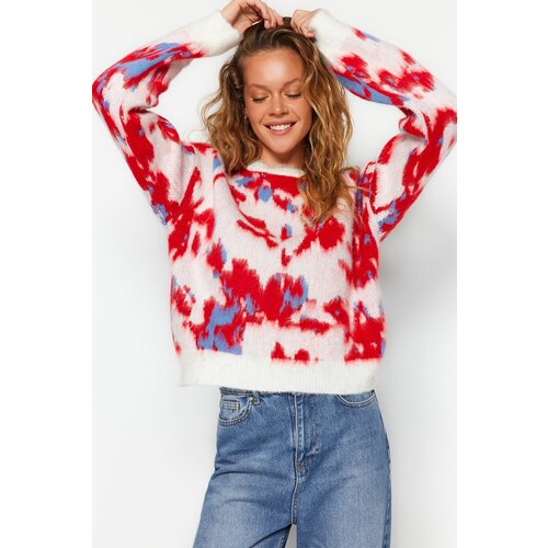 Trendyol Soft Textured Ecru Crew Neck Knitwear Sweater Slike