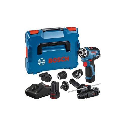 Bosch akumulatorski odvrtač GSR 12V-35 FC, 2x3.0 Ah akumulator, brzi punjač GAL 12V-40, 5 nastavaka, L-BOXX 102 kofer Cene