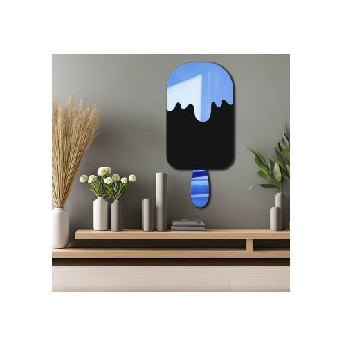 WALLXPERT Ogledalo Ozgl518, 27x60 cm, Plavo Cijene