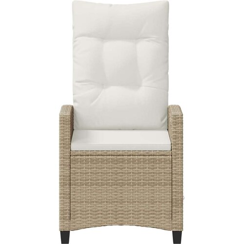  Vrtna stolica 2 pcs Bež i krema 56 x 60 x 112 cm - bež i krem Slike