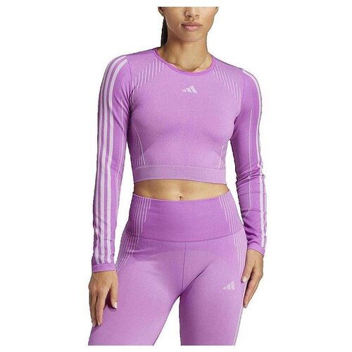 Adidas Majice z dolgimi rokavi T-shirt manches longues Knit coupe ajust&eacute;e femme Večbarvna Cene