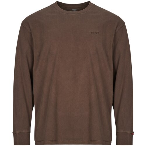 Levi&amp;#039;s LS AUTHENTIC TEE Smeđa Slike