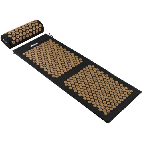 Rebel Active zdravstvena podloga s akupresurnim &scaron;iljcima i jastukom, 130x50cm, XXL, zlatni &scaron;iljci Cijene