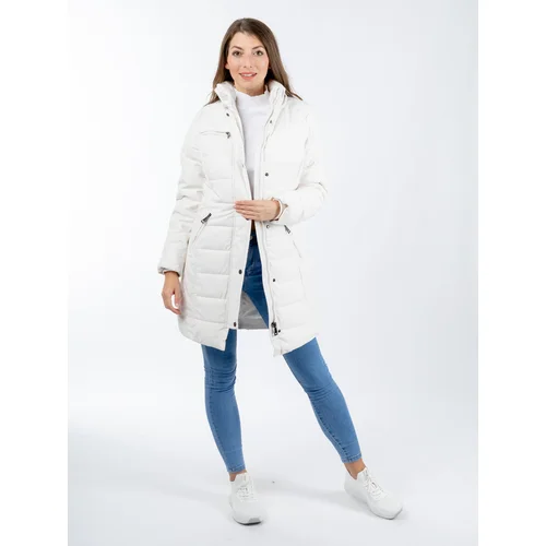 Glano Women's quilted jacket - white