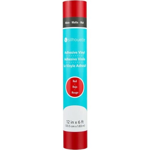 Matte Removable Vinyl - 30,5 cm x 1,8 m - Red Cijene