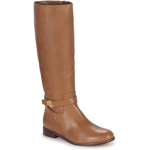 Polo Ralph Lauren Mestni škornji BRITTANEY-BOOTS-TALL BOOT Kostanjeva Cene