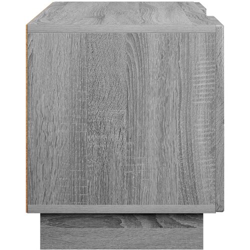  TV stalak 140 x 34,5 x 40 cm Siva Sonoma Konstruirano drvo Slike