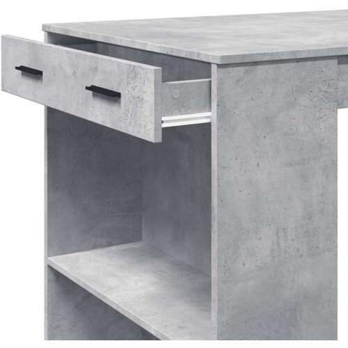 VidaXL Barski stol boja betona 102x70x103,5 cm konstruirano drvo Slike