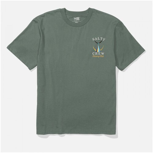 Salty Crew Majice s kratkimi rokavi Tailed s/s tee Zelena Slike