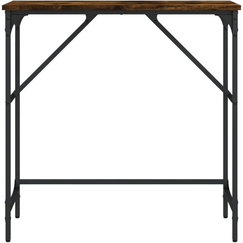  Konzolni stol boja hrasta 75 x 32 x 75 cm konstruirano drvo Slike
