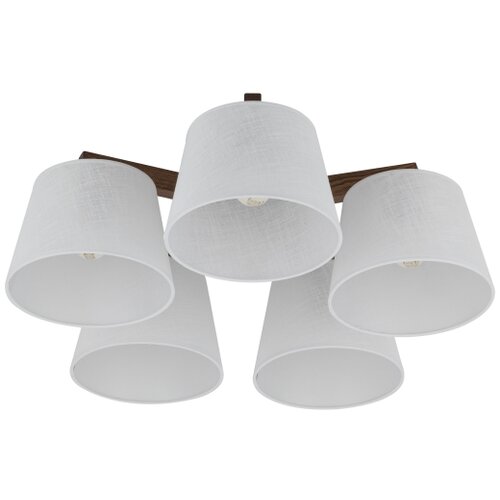 Brilagi plafonski luster latte 5xE27/15W/230V borovina/bela Slike