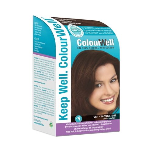 ColourWell boja za kosu - tamna kesten smeđa - 100 g Slike