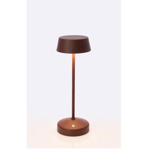 BIZZOTTO Smeđa metalna LED stolna lampa s mogućnosti zatamnjivanja/s bežičnim punjačem s plastičnim sjenilom (visina 33 cm) Esprit &amp;ndash; Slike