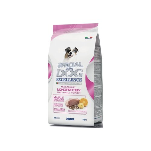 Special Dog Excellence Monoprotein Hrana Za Pse, Svinjetina, Za Sve Rase, 3kg Slike