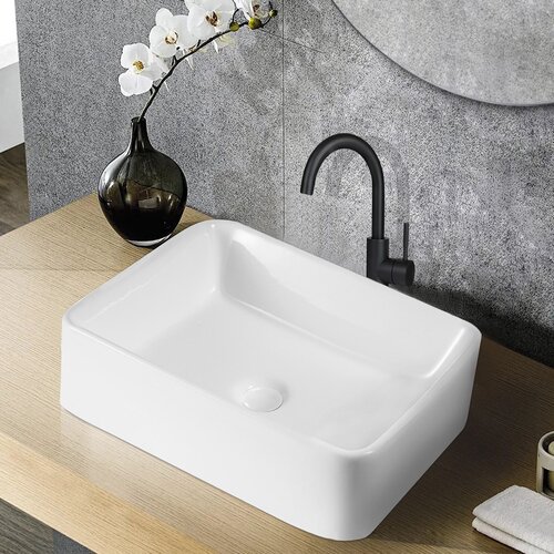 Nettlife Umivalnik za kopalnico kvadratni keramični umivalnik s lotus učinkom, (5000046037) Cene