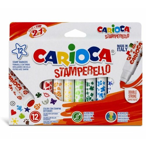 Carioca Flomaster marker stamparello pecati 1/12 Slike