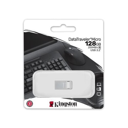 Kingston DataTraveler Micro USB 128GB (DTMC3G2/128GB) USB ključ Slike