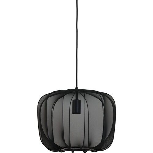 Light &amp;amp; Living Crna viseća svjetiljka s tekstilnim sjenilom &amp;oslash; 40 cm Plumeria &amp;ndash; Slike