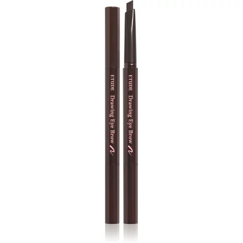 ETUDE Drawing Eye Brow olovka za obrve sa četkicom nijansa #1 Dark Brown 0,25 g